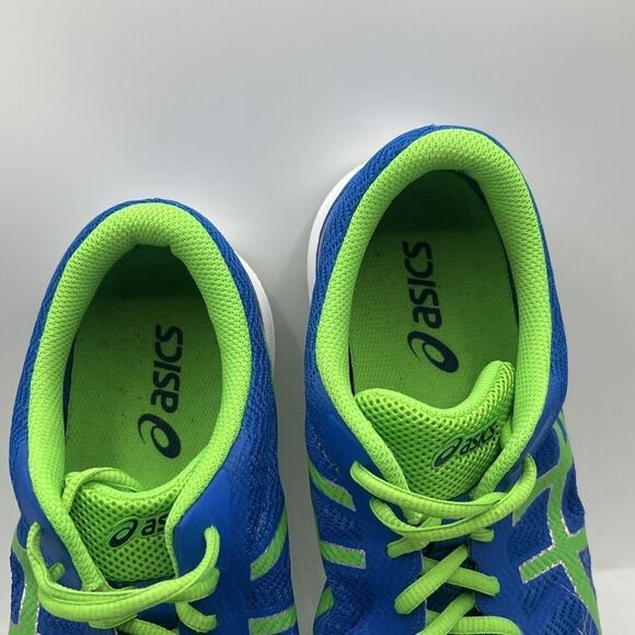 Asics Mens T629N Super Feather Weight Running Shoe Neon Blue & Green Size 11 - Picture 9 of 10